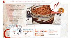 Desktop Screenshot of cafedesanges.fr